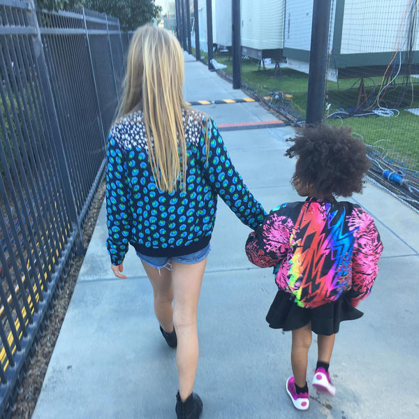 Apple Martin, Blue Ivy, Super Bowl 50 Apple Martin, Blue Ivy, Super Bowl 50